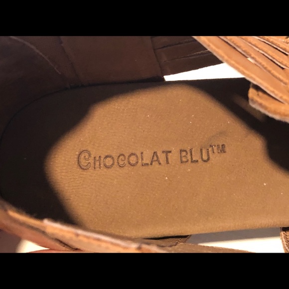 Tan Vivienne Chocolat Blu sandals Never worn - Picture 3 of 5